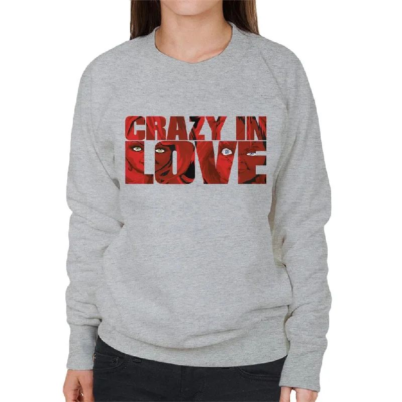 Referral Discount athletic casual sweatshirtChucky Tiffany Valentine Crazy In Love Women's Sweatshirt Referral Discount athletic casual sweatshirtChucky Tiffany Valentine Crazy In Love Women's Sweatshirt