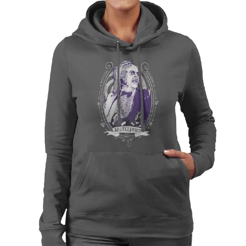 Today Only slim fit hoodieBeetlejuice Portrait Women's Hooded Sweatshirt
