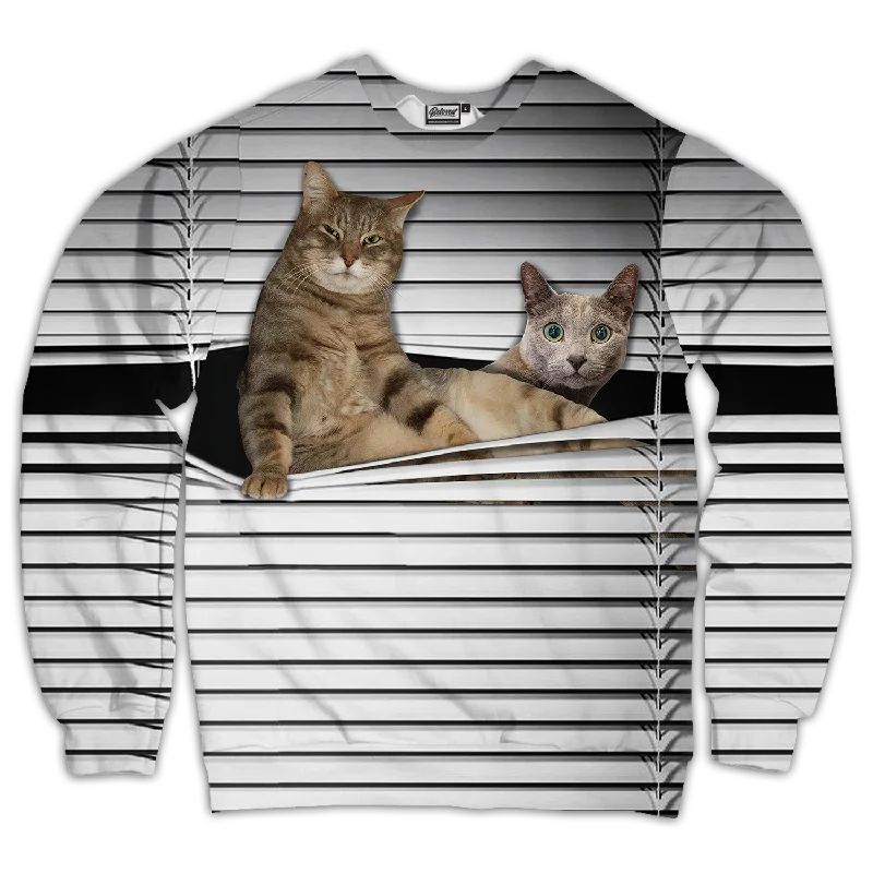 Blowout Sale urban workout sweatshirtJudgemental Cats Unisex Sweatshirt