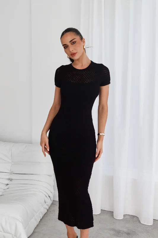 statement dressCLO CLO DRESS - BLACK