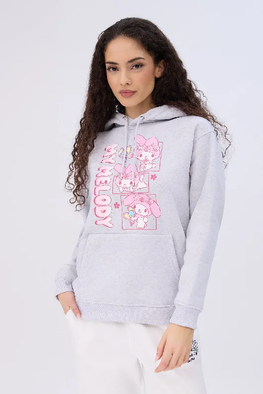 relaxed fit hooded sweatshirtMy Melody Graphic Hoodie