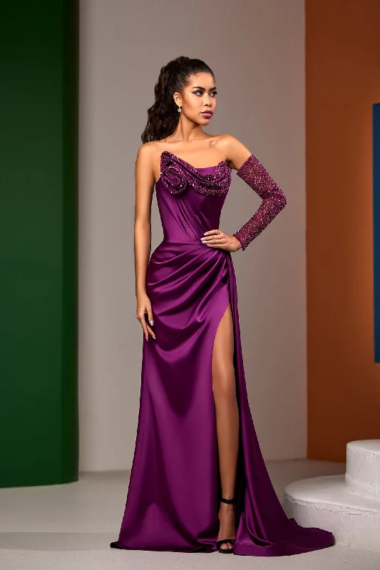 One-DAY Sale ruched dressSara Badr CR0033