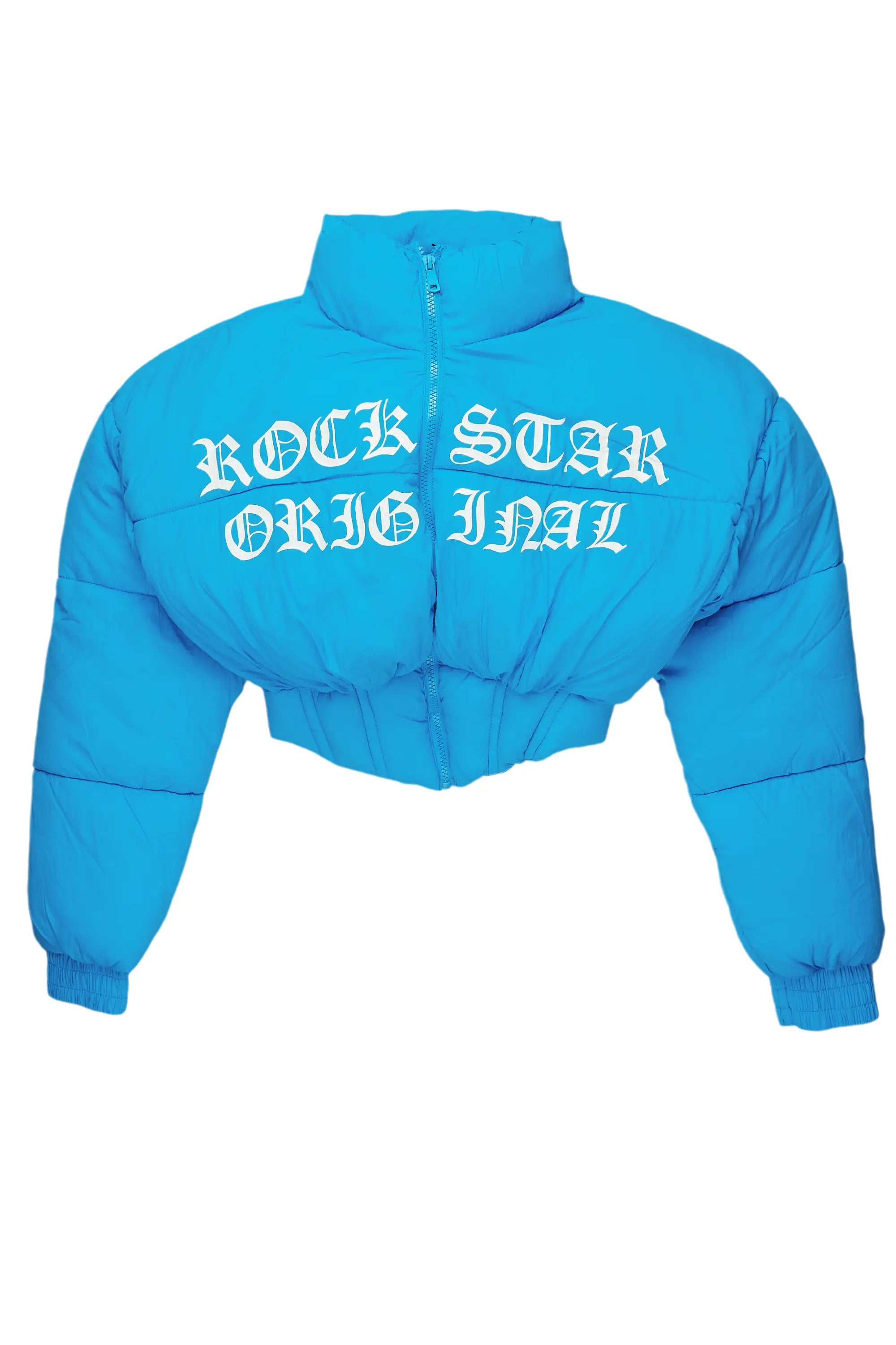 Major Savings Samaiya Blue Corset Puffer Jacket