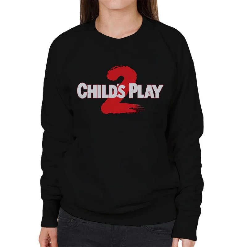 Year-End Sale stylish performance hoodieChucky Childs Play 2 Logo Women's Sweatshirt Year-End Sale stylish performance hoodieChucky Childs Play 2 Logo Women's Sweatshirt