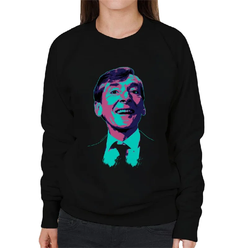 chic fitness hoodieTV Times Kenneth Williams Retro Pop Art Stylised Women's Sweatshirt