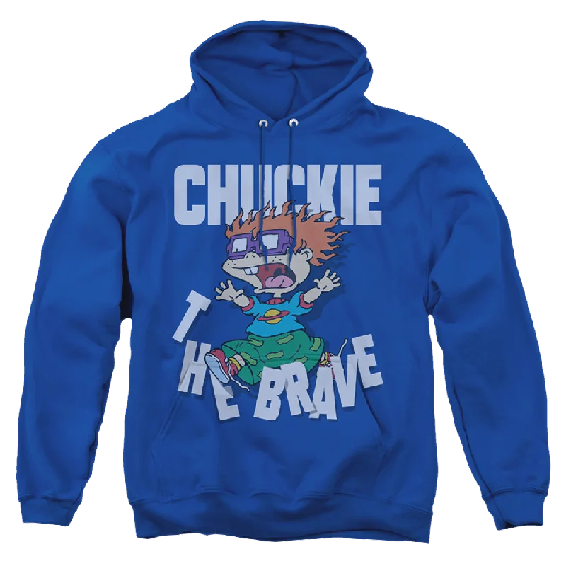 Fantastic Deals modern athletic hoodieRugrats Chuckie The Brave - Pullover Hoodie