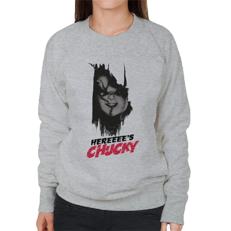 Price Break fitted workout hoodieChucky Hereeees Chucky Women's Sweatshirt