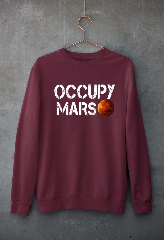 sleek gym hoodieOccupy Mars Elon Musk Unisex Sweatshirt for Men/Women