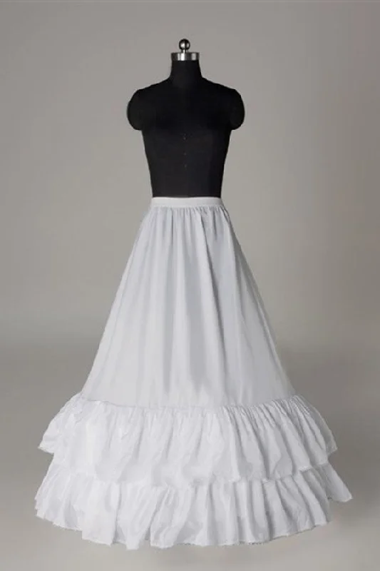 Anniversary Sale Nice Nylon A-Line 1 Tier Floor Length Slip Style Wedding Petticoats P06 Anniversary Sale Nice Nylon A-Line 1 Tier Floor Length Slip Style Wedding Petticoats P06