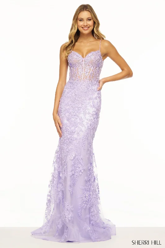 Super Bargain layered dressSherri Hill 56252