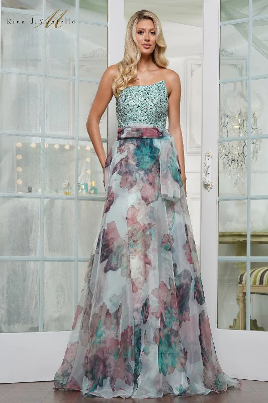 Big Discounts ruffle dressRina Di Montella RD3213