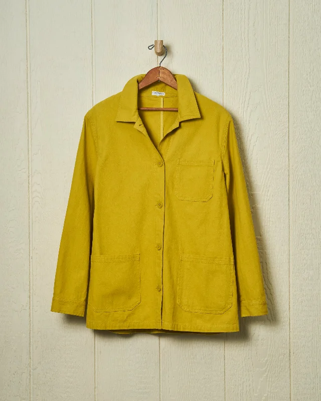 Women’s French Workman’s Jacket in Squash Herringbone