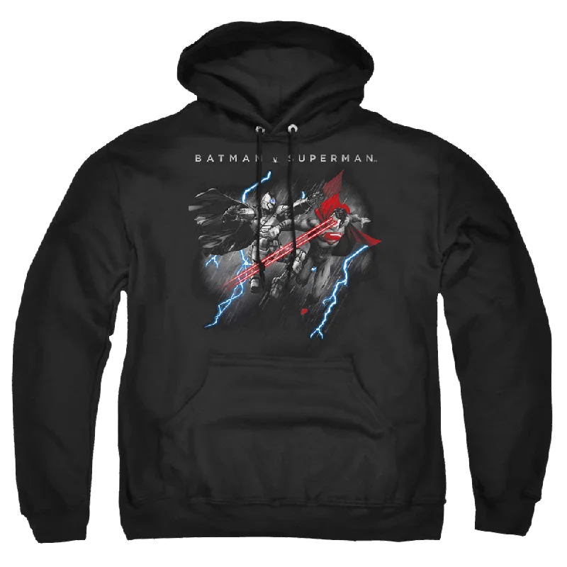 modern athletic hoodieBatman v Superman Lightning Fight - Pullover Hoodie