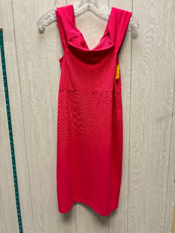 Exclusive Savings Dress Casual Short By Zara In Pink, Size: L