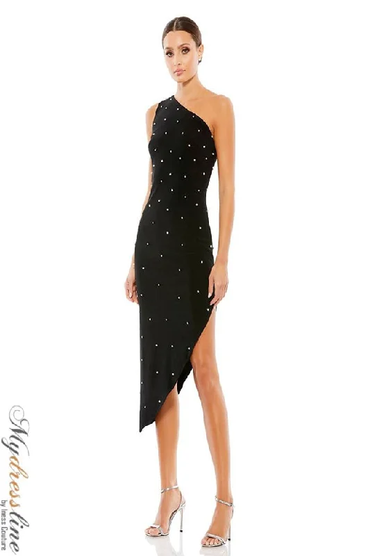 Price Cut printed dressMac Duggal 55646