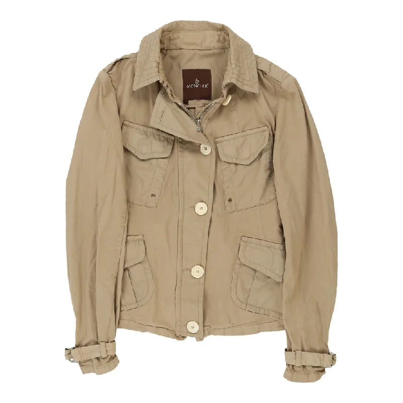 Price Meltdown Moncler Jacket - Small Beige Cotton
