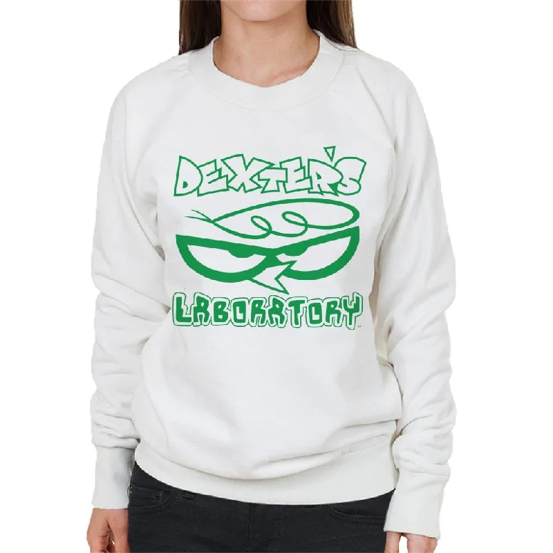 trendy gym wear hoodieDexter's Laboratory Logo Silhouette Women's Sweatshirt