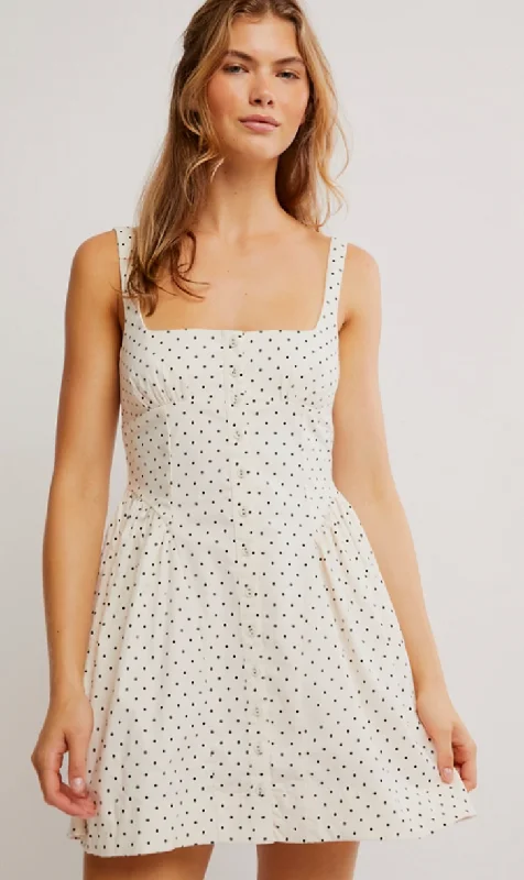 elegant shift dressPolka Dot Mini Dress by Free People