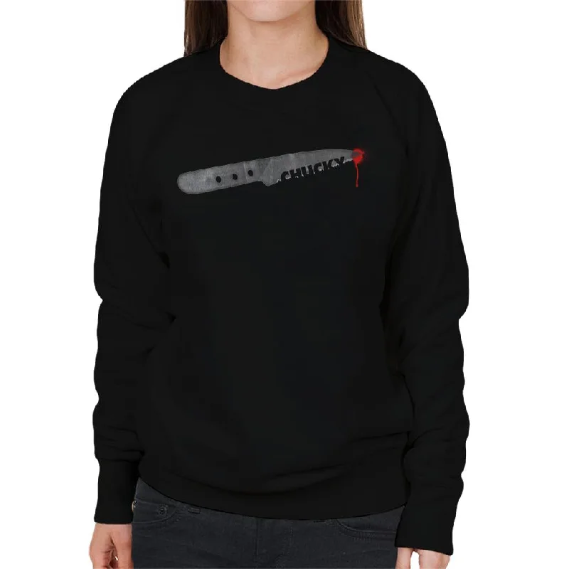 Deal Dash fashionable fitness sweatshirtChucky Droplet Of Blood Women's Sweatshirt