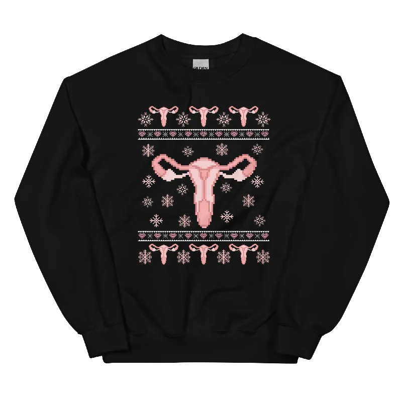 Seasonal Clearance cool workout sweatshirtUterus Ugly Unisex Sweatshirt