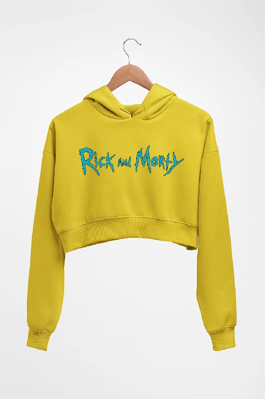 fashion-forward hoodieRick and Morty Crop HOODIE FOR WOMEN