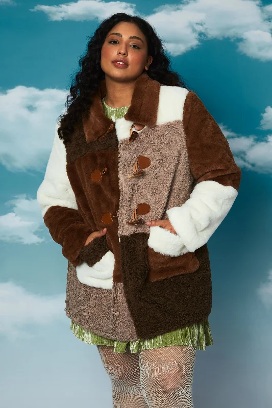 Daily Deals Berty Teddy Coat - Curve