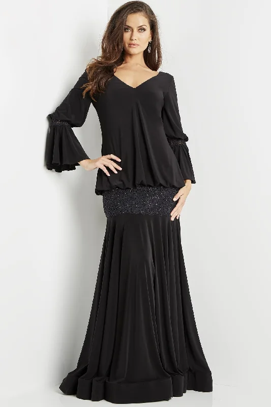 Midnight Madness chic wrap dressJovani 07811