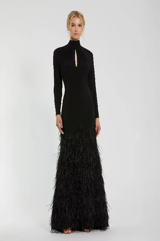 Special Price draped dressMac Duggal 11839