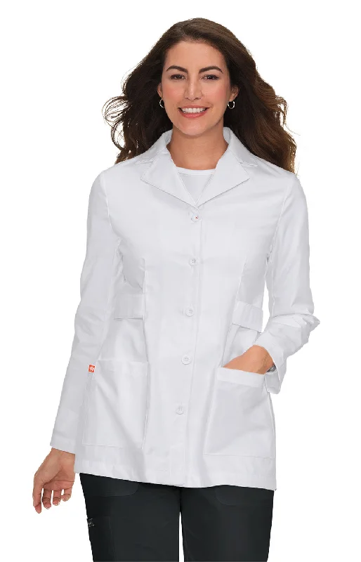 Amazing Deals Orange Standard Hampton Women's 2-Pocket Lab Coat