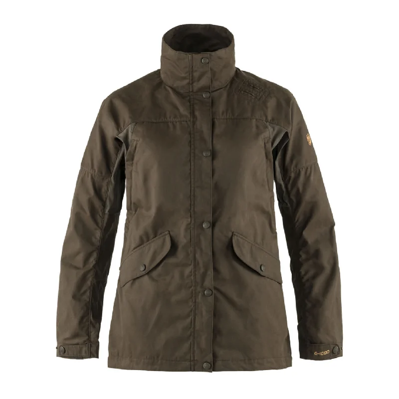 Fjallraven Womens Forest Hybrid Jacket Dark Olive