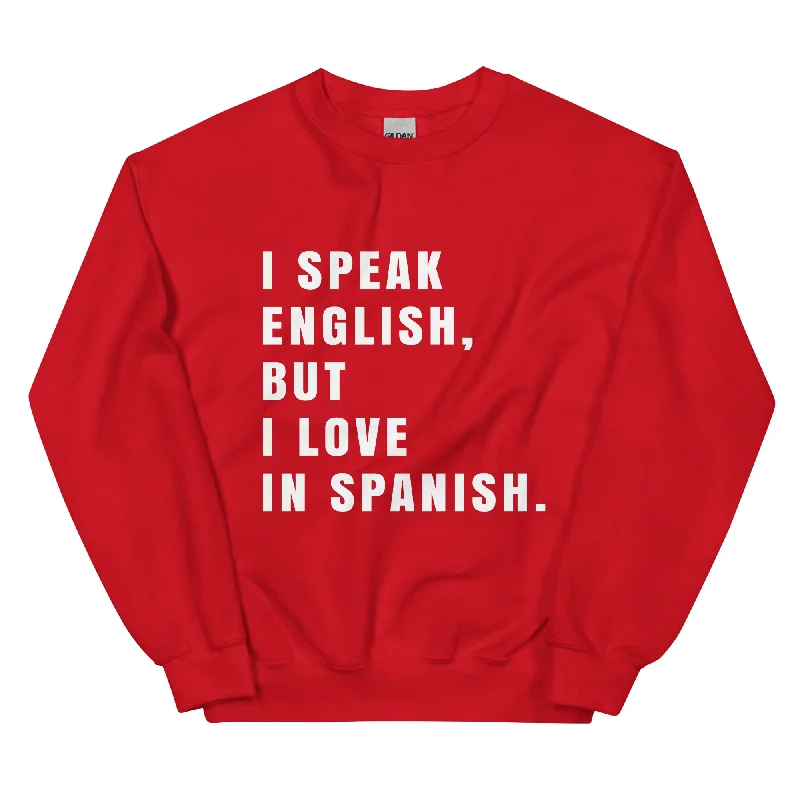 warm workout hoodieSpeak & Love Unisex Sweatshirt