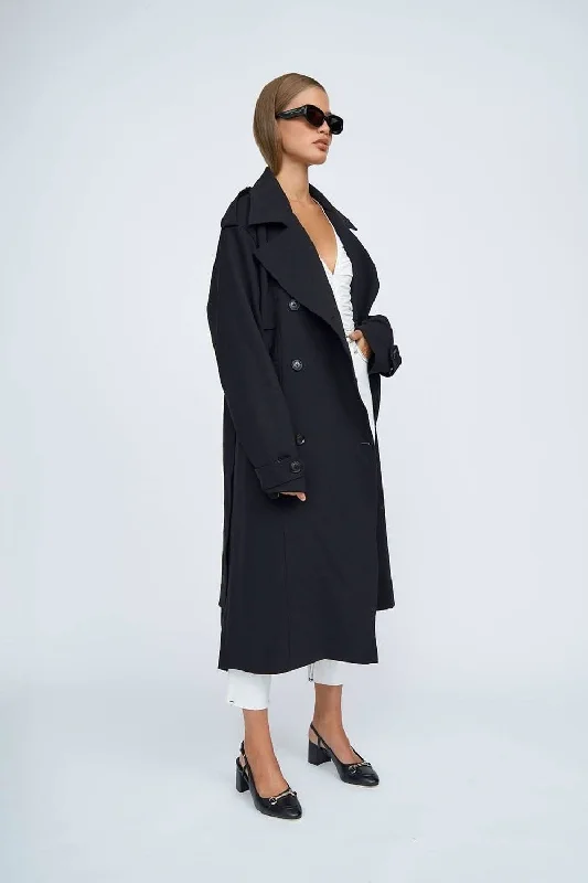 Massive Deals Blair Belted Trench Coat