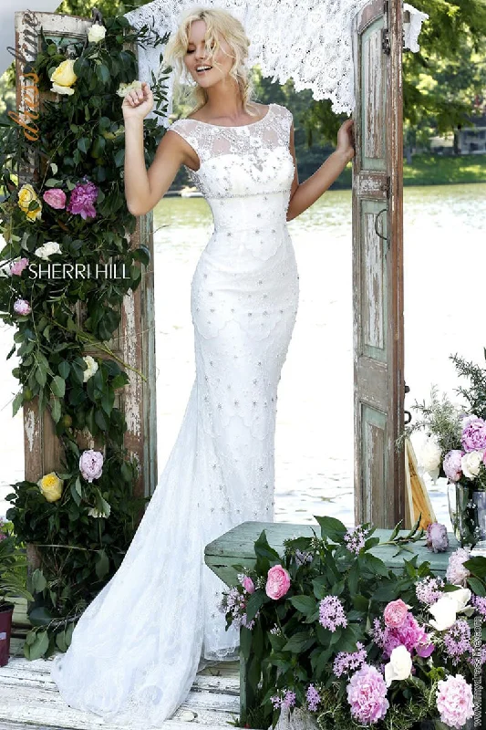 Flash Sale flowy maxi dressSherri Hill 50069