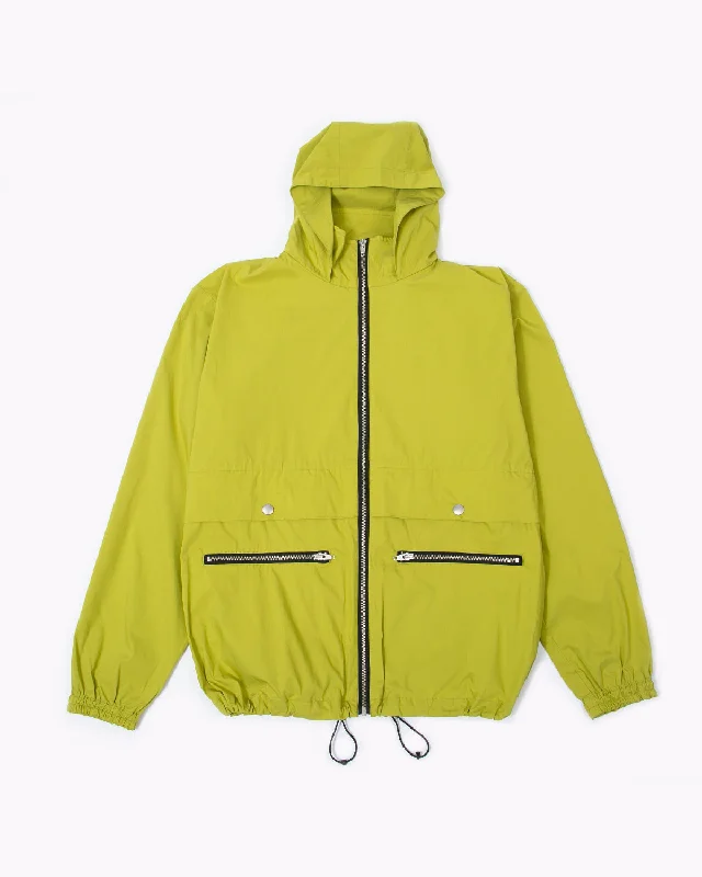 Don’t Miss Out Zip Hooded Jacket - Chartreuse