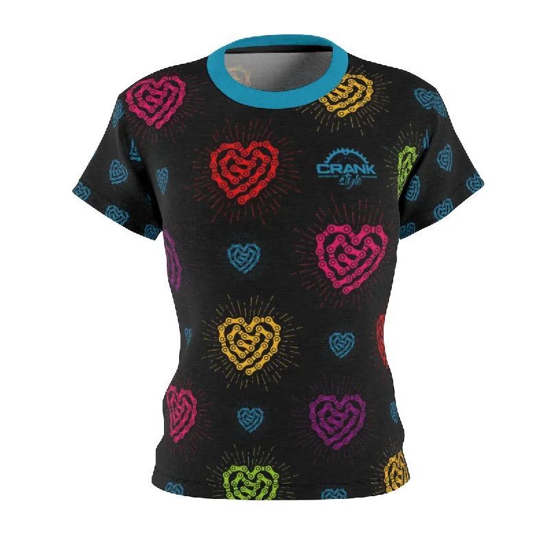 modern athletic hoodieWomen's Chain Heart MTB Jersey