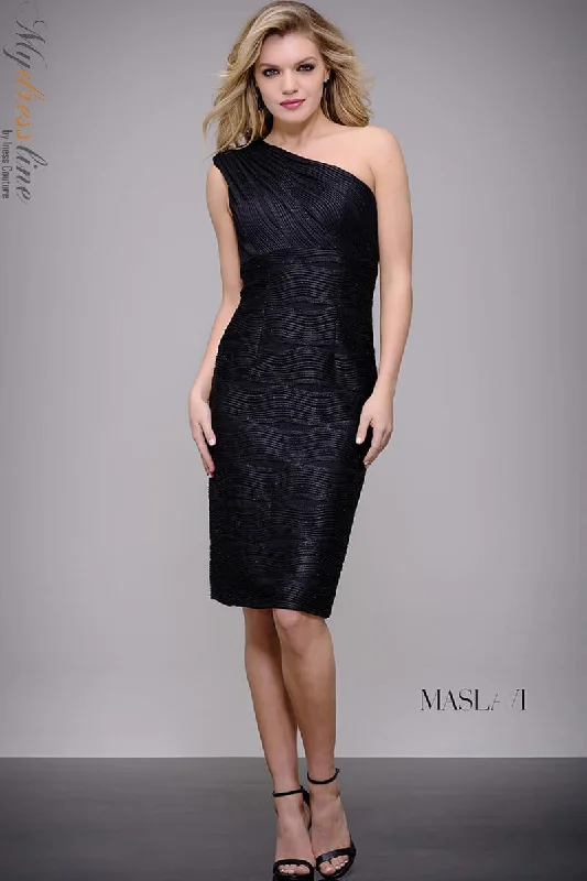 Warehouse Sale satin midi dressJovani M51820