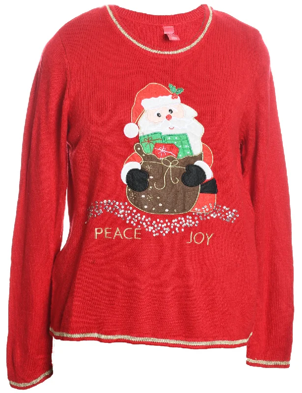Online Exclusive Santa Claus Christmas Jumper - S