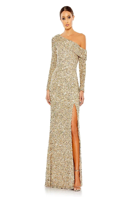 Massive Deals draped dressMac Duggal 5449