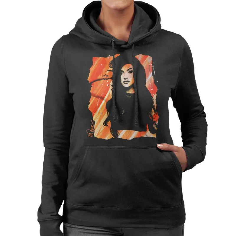 Fantastic Offers stylish sports hoodieSidney Maurer Original Portrait Of Kendall Jenner Women's Hooded Sweatshirt