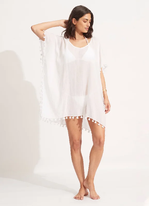 Instant Discount Amnesia Kaftan - White