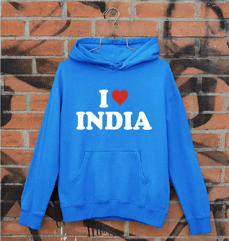 Weekend Deal chic hoodieI Love India Unisex Hoodie for Men/Women