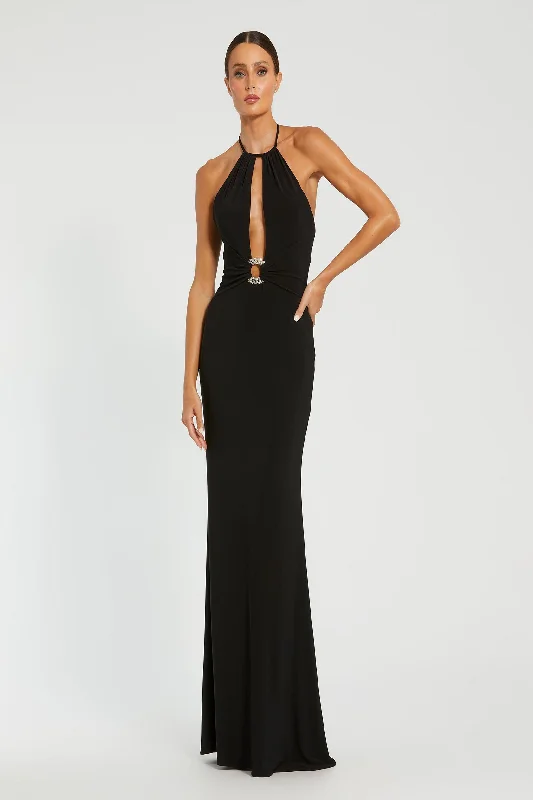 Deep Discounts v-neck dressMac Duggal 42065