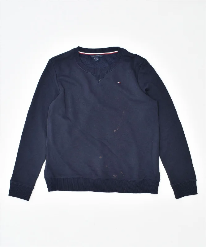 Deal of the Week cozy hooded sweatshirtTOMMY HILFIGER Womens Sweatshirt Jumper UK 10 Small Navy Blue Cotton Deal of the Week cozy hooded sweatshirtTOMMY HILFIGER Womens Sweatshirt Jumper UK 10 Small Navy Blue Cotton