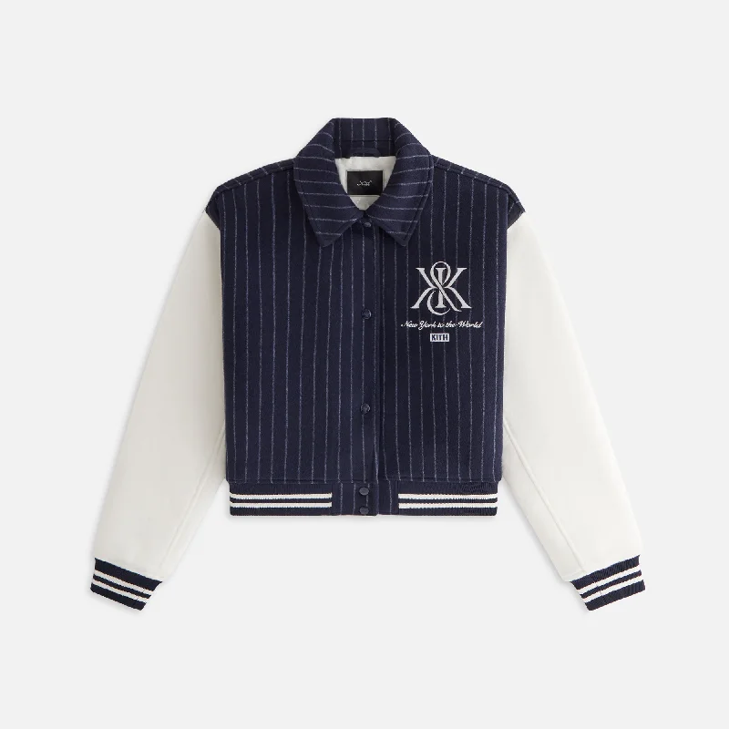 Weekend Special Kith Women Campbell Crest Wool Jacket - Nocturnal