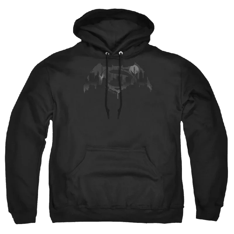 urban hoodieBatman v Superman Cityscape Logo - Pullover Hoodie