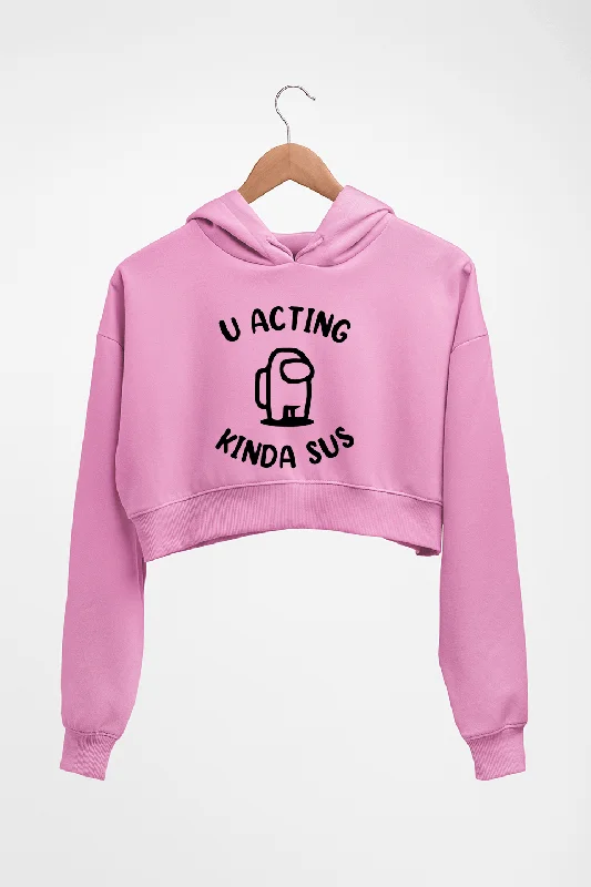 YEAR-End Clearance zip-up hoodieAmong Us Crop HOODIE FOR WOMEN