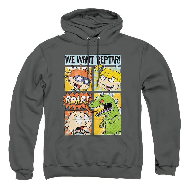 Instant Discount minimalist hooded sweatshirtRugrats We Want Reptar! Comic - Pullover Hoodie Instant Discount minimalist hooded sweatshirtRugrats We Want Reptar! Comic - Pullover Hoodie