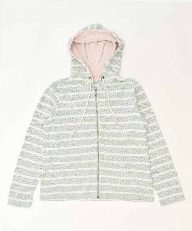 Weekend Deal lightweight hooded sweatshirtFAT FACE Womens Zip Hoodie Sweater UK 10 Small Green Cotton Classic