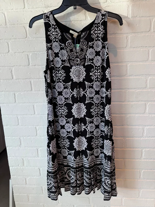 Special Promotion Dress Party Midi By 41 Hawthorn In Black & White, Size: S