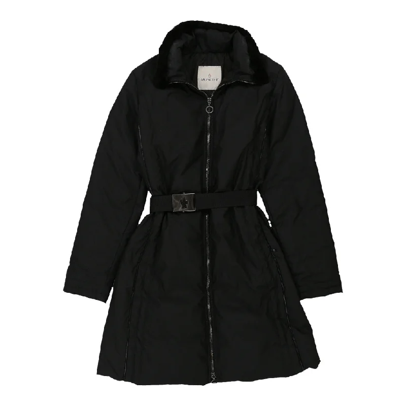 Deal Frenzy Pepper Grenoble Parc Sud Galaxie Moncler Coat - Medium Black Polyester